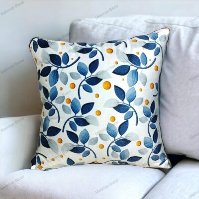 Elegant Floral Velvet Cushion Cover | Digital Print - Image 10
