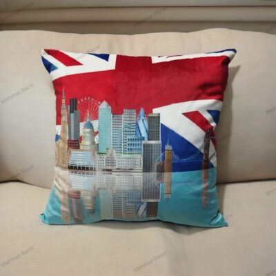 Elegant Floral Velvet Cushion Cover | Digital Print - Image 8
