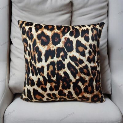 Elegant Floral Velvet Cushion Cover | Digital Print - Image 9