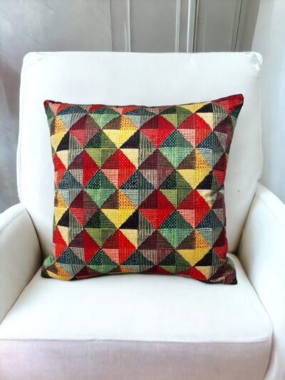 Elegant Floral Velvet Cushion Cover | Digital Print - Image 5