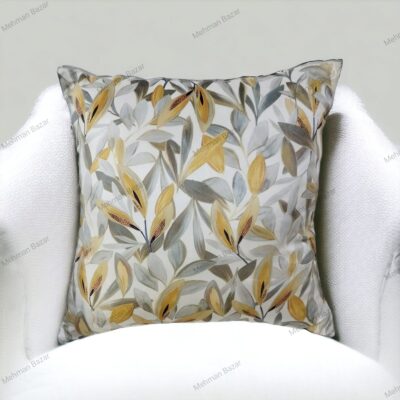 Elegant Floral Velvet Cushion Cover | Digital Print - Image 9