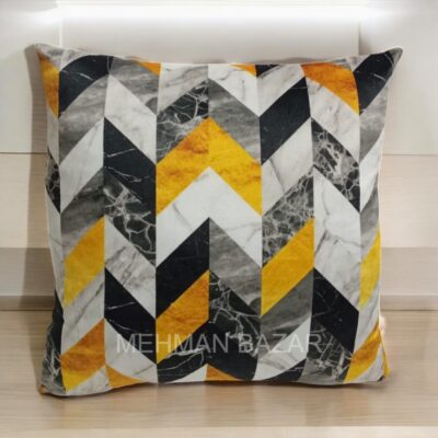 Elegant Floral Velvet Cushion Cover | Digital Print - Image 8