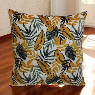 Elegant Floral Velvet Cushion Cover | Digital Print - Image 9