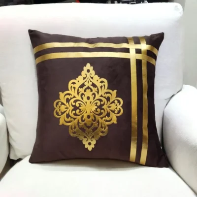 Luxury Velvet Cushion Cover with Laser Cut Design (T) - Image 3