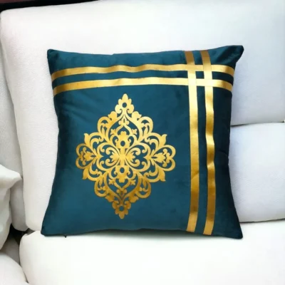 Luxury Velvet Cushion Cover with Laser Cut Design (T) - Image 9