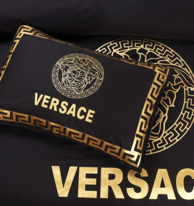 Luxurious Versace Black and Golden 8-Piece Duvet Cover Set | Premium Bedding - Image 2