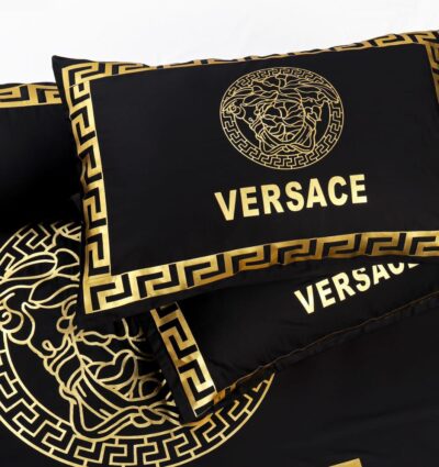 Luxurious Versace Black and Golden 8-Piece Duvet Cover Set | Premium Bedding - Image 6
