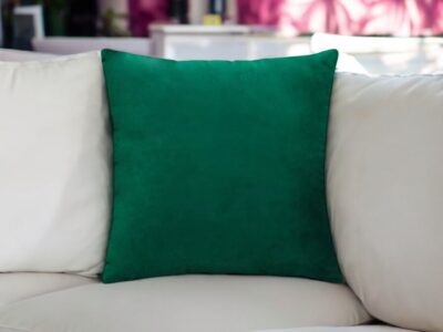 Luxury Velvet Cushion Cover with Silk Back - Image 4