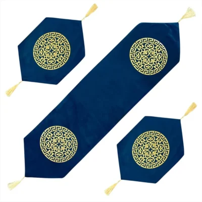 Luxury Tablemat Set – 13×54 Runner & 13×24 Mats (3-Piece) - Image 3