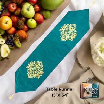 Premium 1-Piece Velvet Table Runner | 13" x 54" Runner , Laser Cut - Image 8