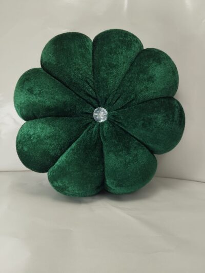 Round Pleated Velvet Pumpkin Cushion – 12'' Ultra-Soft Accent Pillow - Image 5