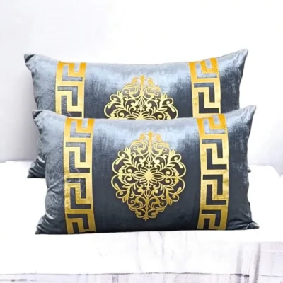 Luxury Velvet Cushion Cover with Laser Cut Design 1 Piece - Image 3