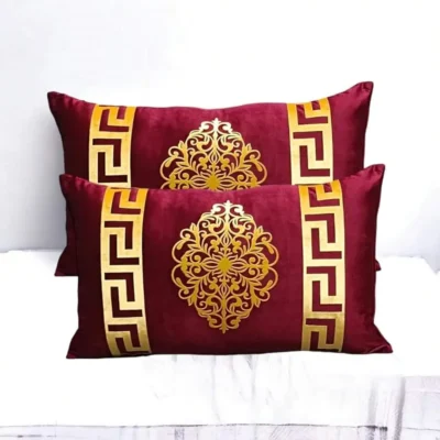 Luxury Velvet Cushion Cover with Laser Cut Design 1 Piece - Image 4