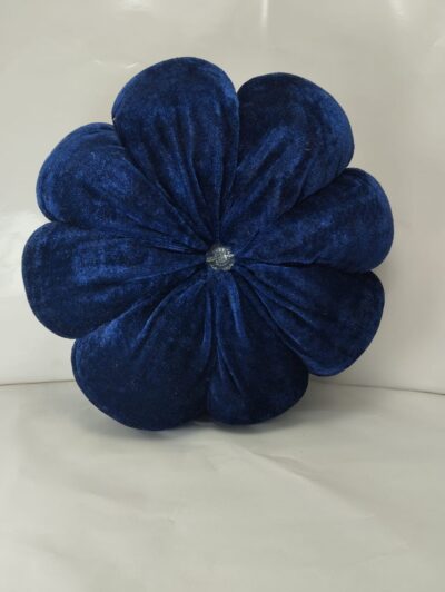 Round Pleated Velvet Pumpkin Cushion – 12'' Ultra-Soft Accent Pillow - Image 11