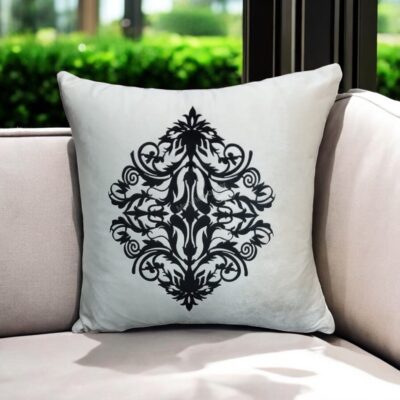 Luxury Velvet Cushion Cover with Laser Cut Design - Image 13