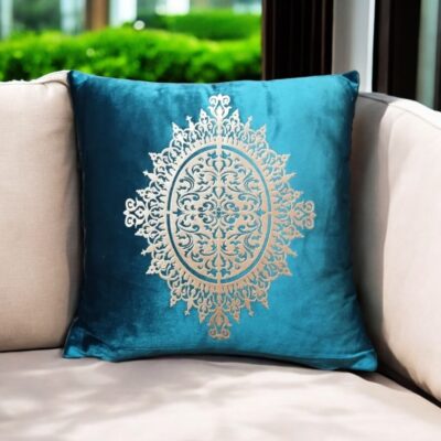 Luxury Velvet Cushion Cover with Laser Cut Design - Image 14