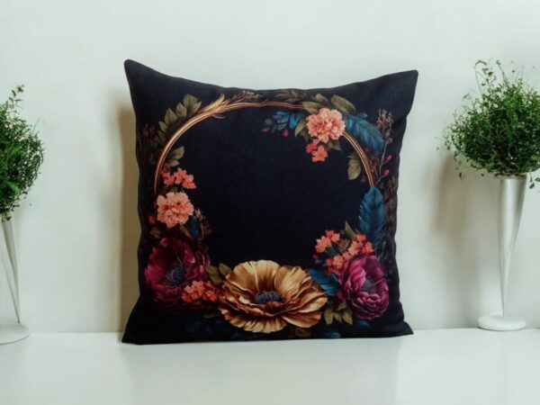 Luxury Digital Printed Jute Cushion Cover - Image 7