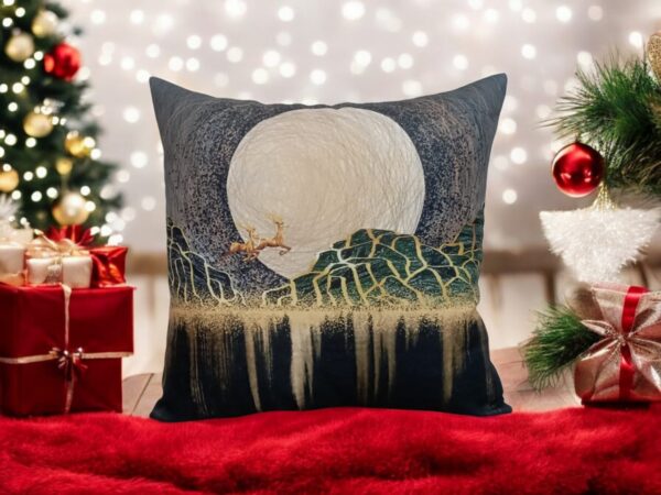 Luxury Digital Printed Jute Cushion Cover - Image 11