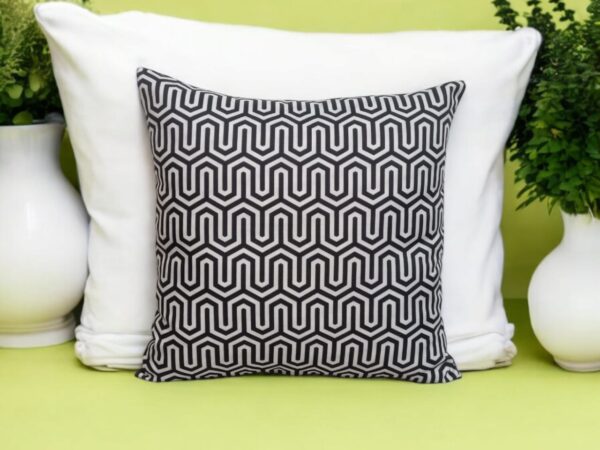 Luxury Digital Printed Jute Cushion Cover - Image 2