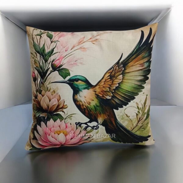 Luxury Digital Printed Jute Cushion Cover - Image 6