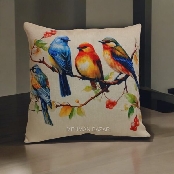 Luxury Digital Printed Jute Cushion Cover - Image 7