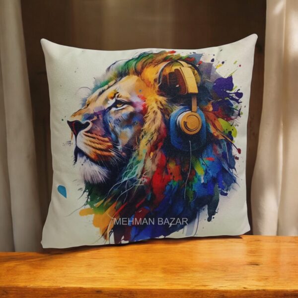 Luxury Digital Printed Jute Cushion Cover - Image 8