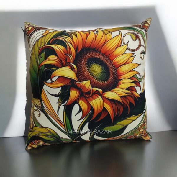 Luxury Digital Printed Jute Cushion Cover - Image 9