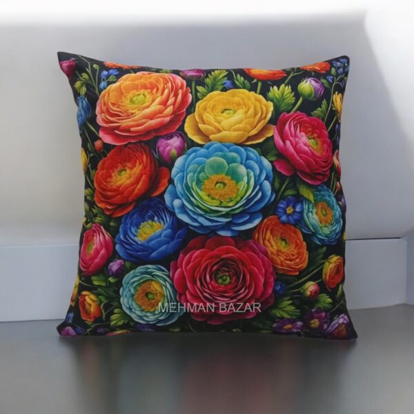 Luxury Digital Printed Jute Cushion Cover - Image 11