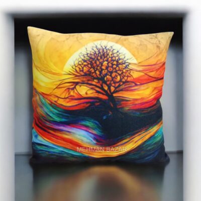 Luxury Digital Printed Jute Cushion Cover - Image 9