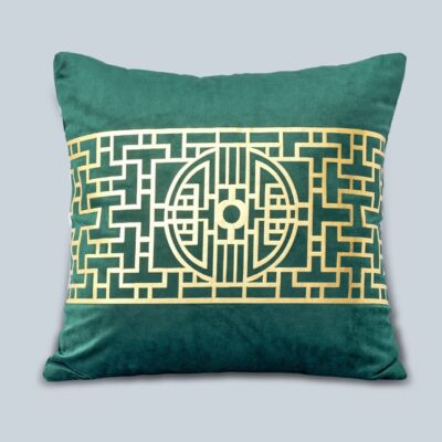 Luxury Velvet Cushion Cover with Laser Cut Design - Image 4