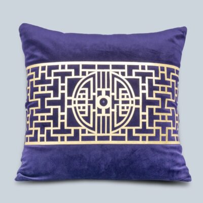 Luxury Velvet Cushion Cover with Laser Cut Design - Image 5