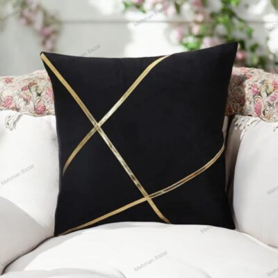 Luxury Velvet Cushion Cover with Laser Cut Design - Image 6