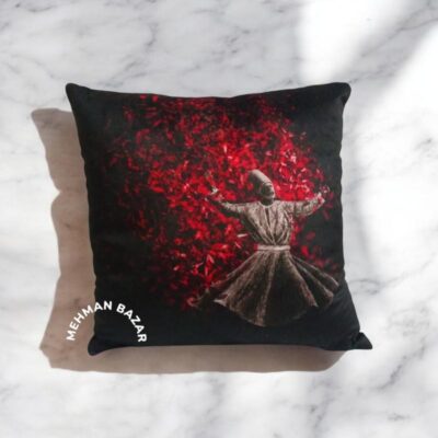 digital print cushion cover sufi whirling