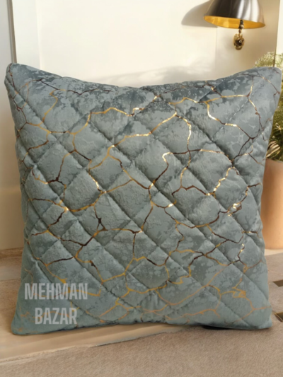 Luxury quilted velvet cushion covers - Image 2