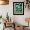 Calligraphy Hand Needle Work Embroidered Frame – Islamic Wall Art Décor