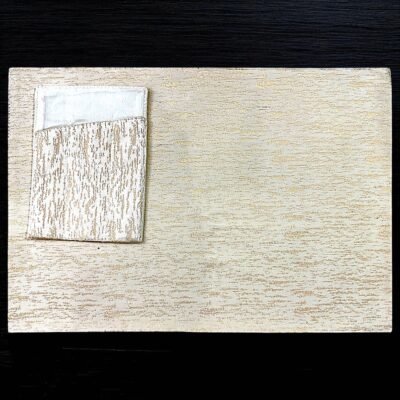 Royal Elegance Cream & Gold Dining Table Runner with Textured Mats Set - Image 7