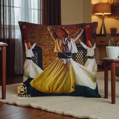 Cushion Cover Digital Print Sufi Whirling 12