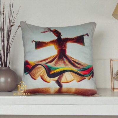 Cushion Cover | Digital Print Sufi Whirling 7