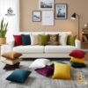 Velvet cushion cover