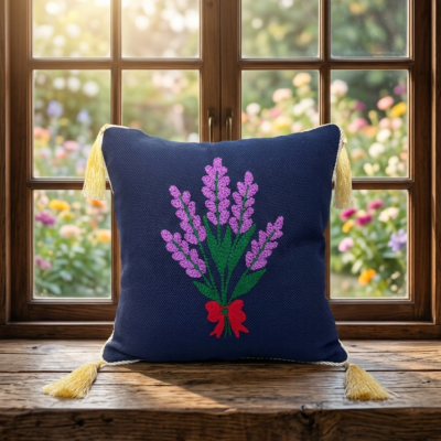 CUSHION COVER HAND MADE EMBROIDERY