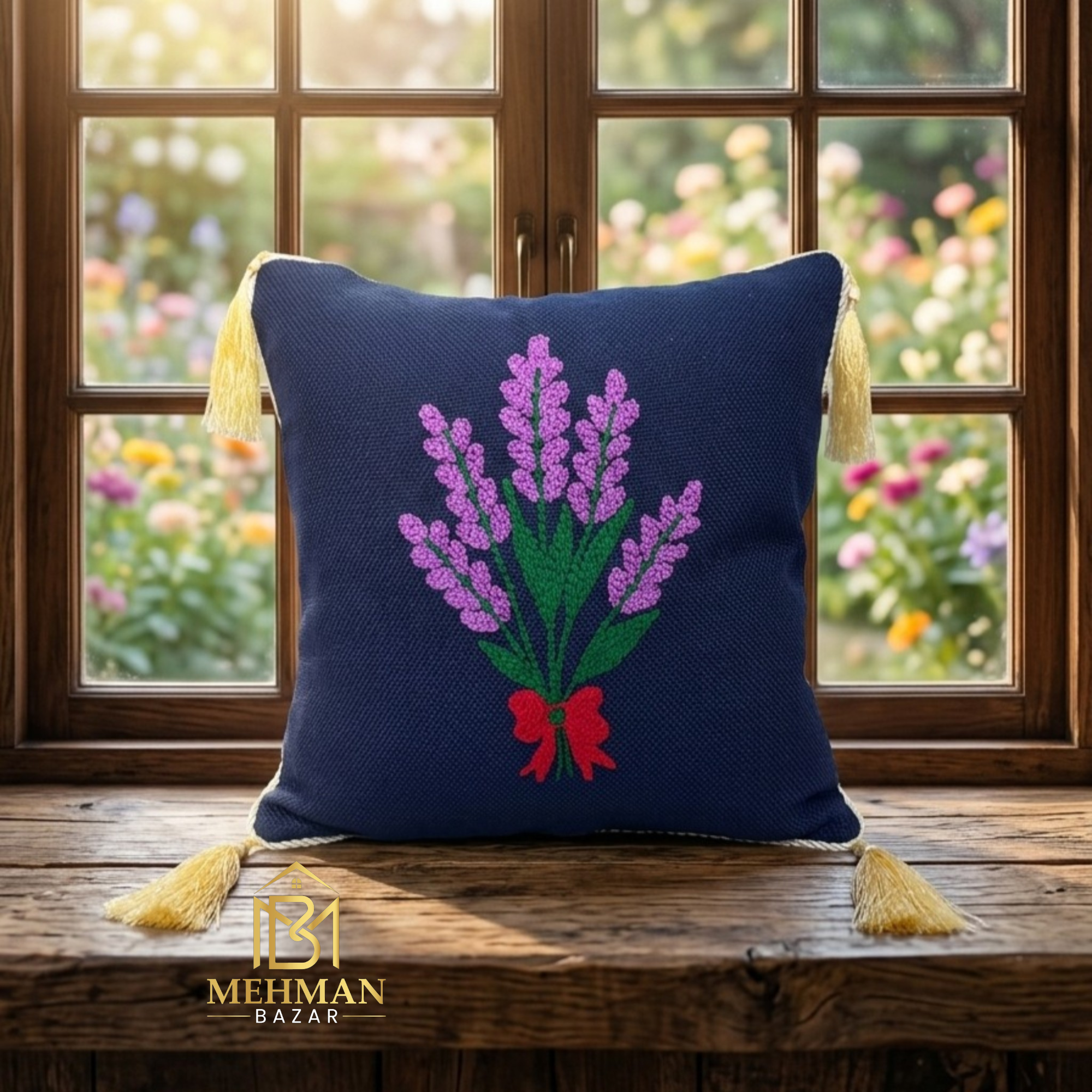 CUSHION COVER HAND MADE EMBROIDERY