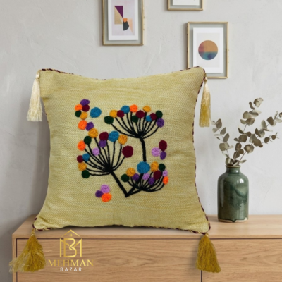 CUSHION COVER HAND MADE EMBROIDERY