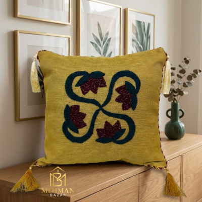 CUSHION COVER HAND MADE EMBROIDERY