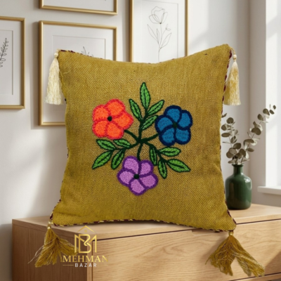 CUSHION COVER HAND MADE EMBROIDERY