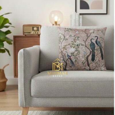 peacock/ Animal Digital print cushion cover MEHMAN BAZAR