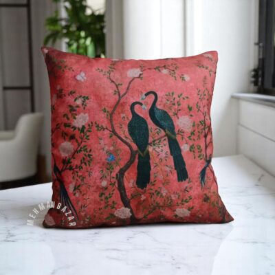 peacock/ Animal Digital print cushion cover MEHMAN BAZAR