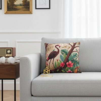 peacock/ Animal Digital print cushion cover MEHMAN BAZAR
