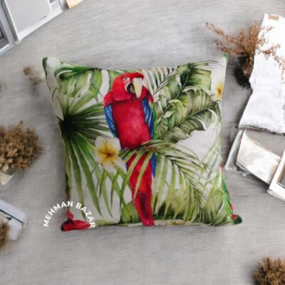 peacock/ Animal Digital print cushion cover MEHMAN BAZAR