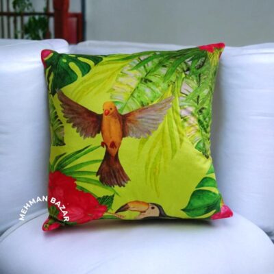 peacock/ Animal Digital print cushion cover MEHMAN BAZAR