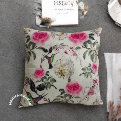 peacock/ Animal Digital print cushion cover MEHMAN BAZAR